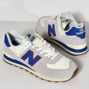 New Balance Men’s 574 Sneakers - 574 Classic - new without tags/box White&Blue